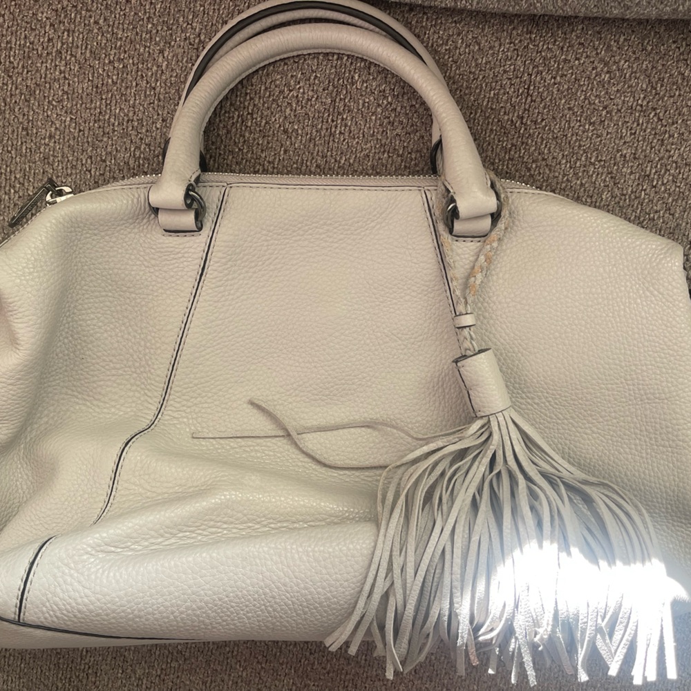 Rebecca Minkoff Small Isobel Putty Leather Satchel